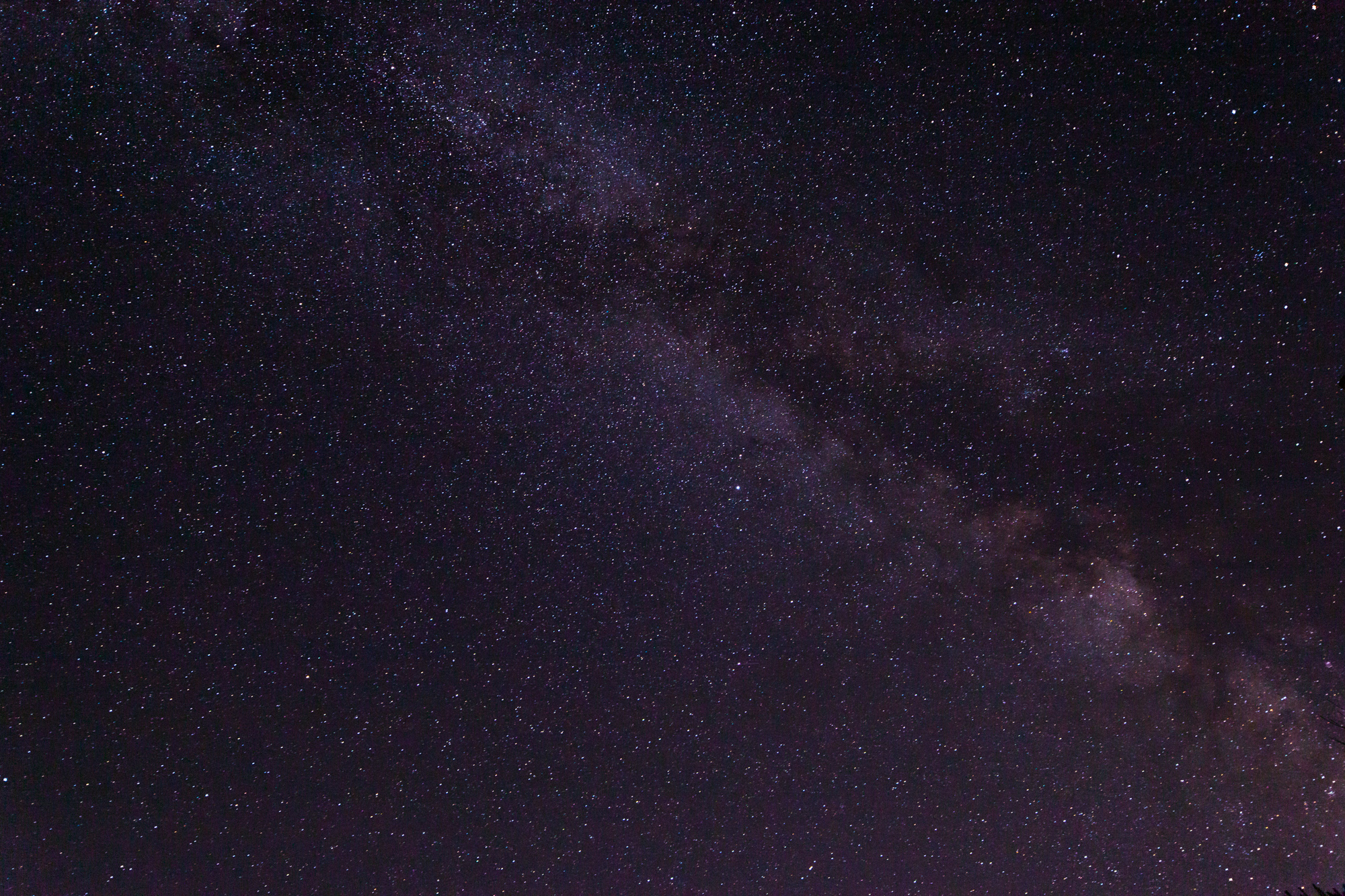 Image of the Milky Way from the Wave Farm, 2018